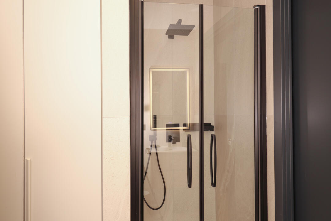 Luxurious Bathroom with Rain Shower