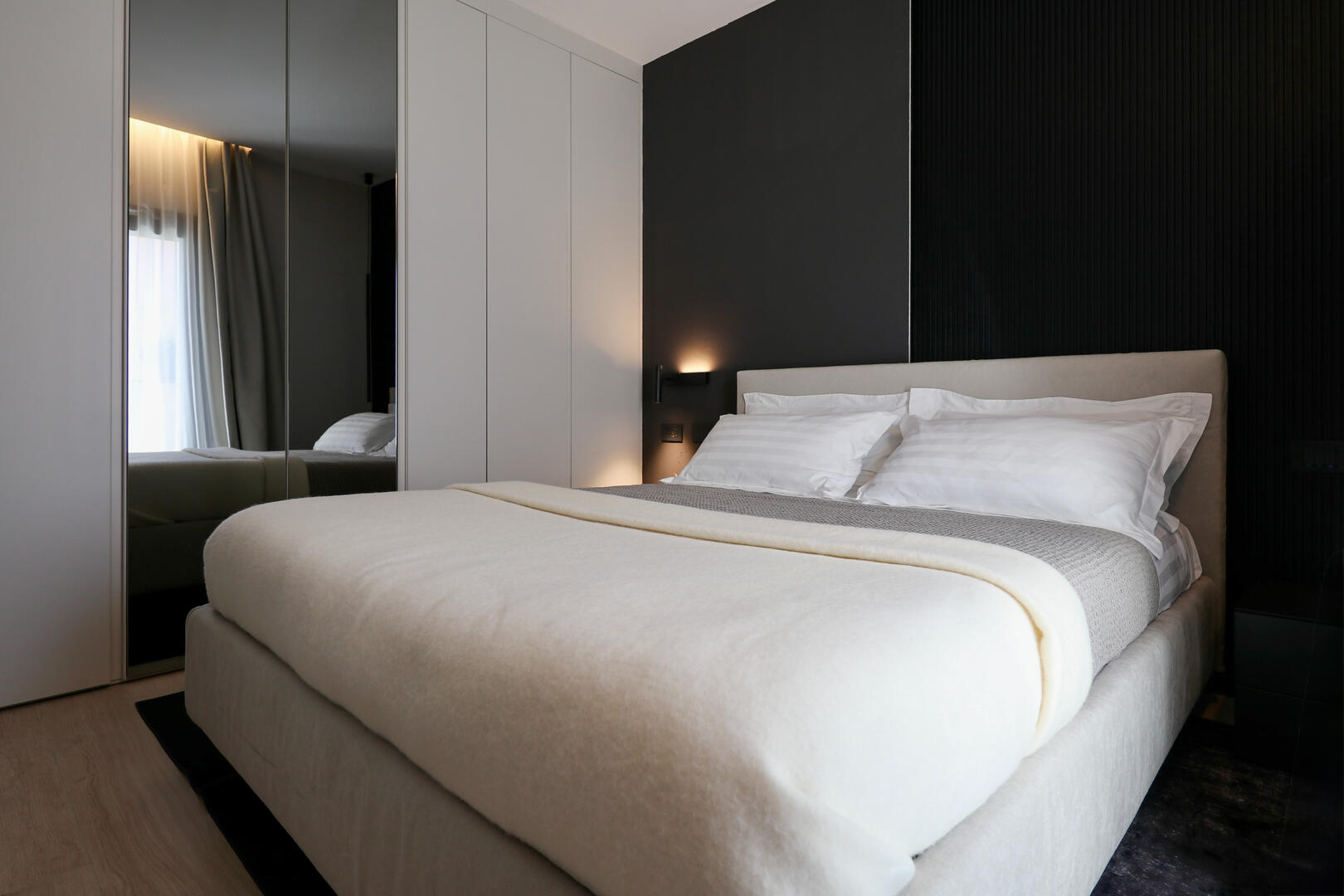 Premium linens professionally cleaned by our in-house laundry team